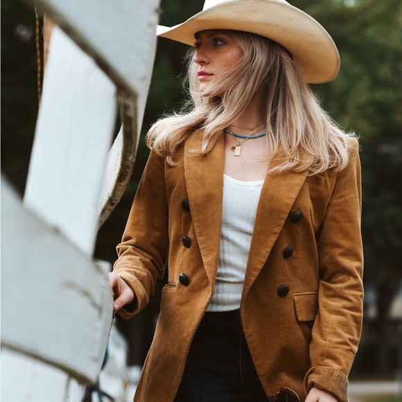 Veronica Beard Brown Corduroy Blazer - Picture 3 of 14